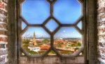 Saint Philip’s Episcopal Church seen from Saint Michael’s Episcopal Church, Charleston, South&nbsp;Carolina