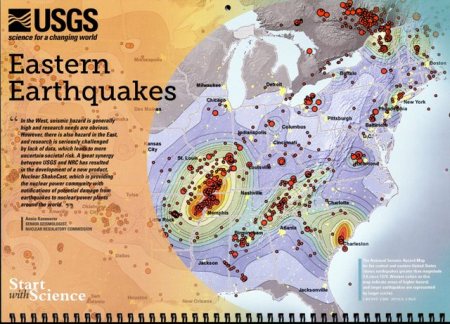 USGS 2013 Calendar Eastern Earthquakes page