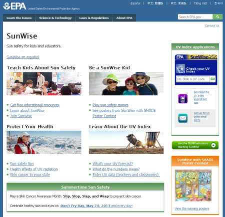 EPA-Sunwise-Website