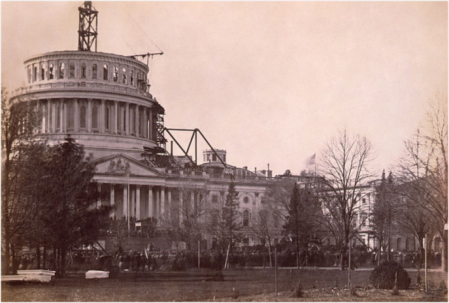 Lincoln-First-Inauguration-at-US-Capitol
