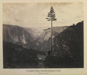 1864 photo of Yosemite Valley by Charles Leander Weed