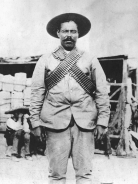 Pancho Villa, military leader of rebel forces during the Mexican Revolution and considered a bandit by Americans in the wake of the raid on Columbus, New Mexico (Library of Congress)